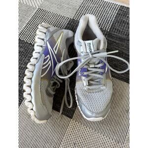 REEBOK Zigtech Train Womens Running 039501 Size 6.5 Athletic Shoes Silver Purple